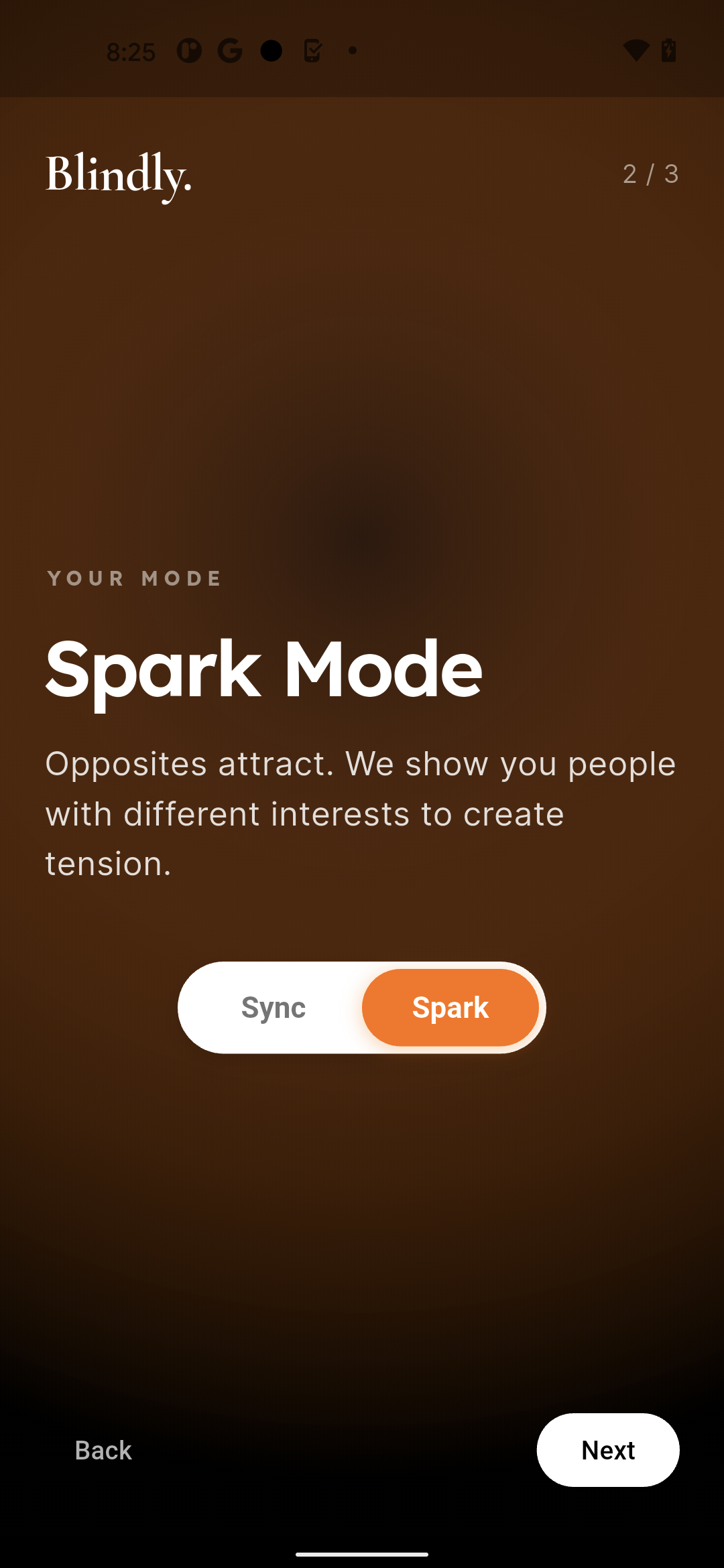 Spark mode preview
